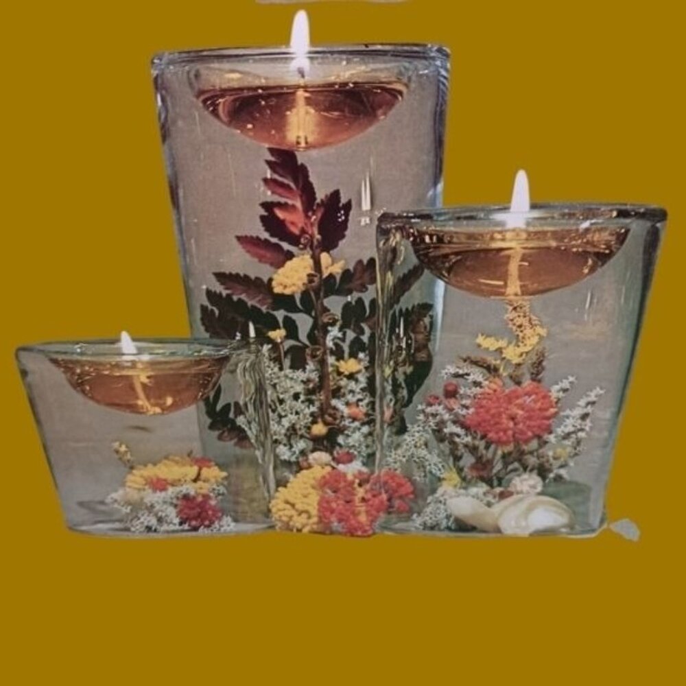 Libbey vintage crystal column lights glass candle holders - Picture 2 of 8